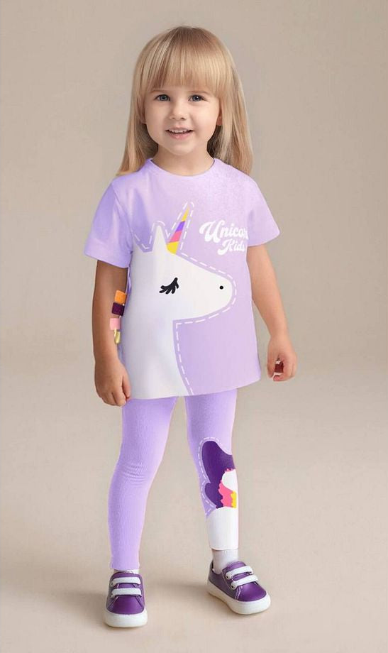 BBK-322 Mor Unicorn Taytlı Takım