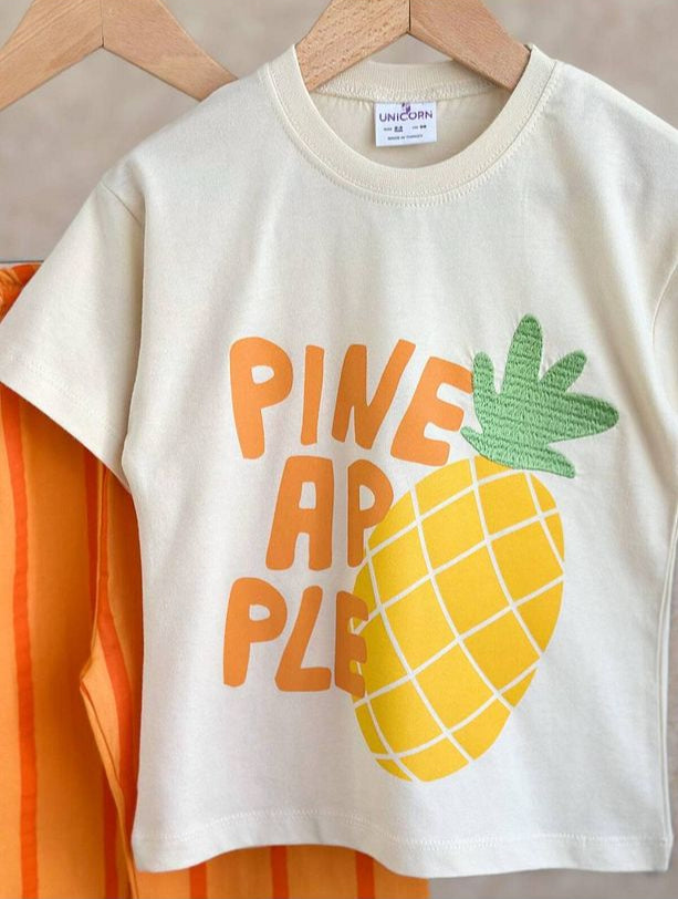 Pineapple Şeritli Takım