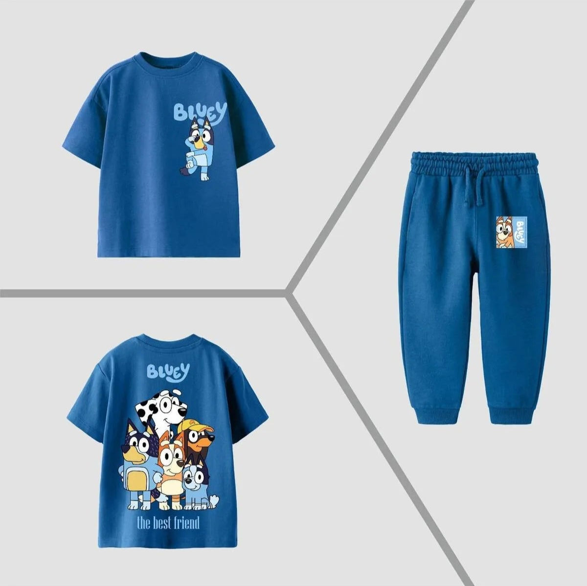BBK - 227 Blue Bluey Erkek Cocuk Takim - Mağazam