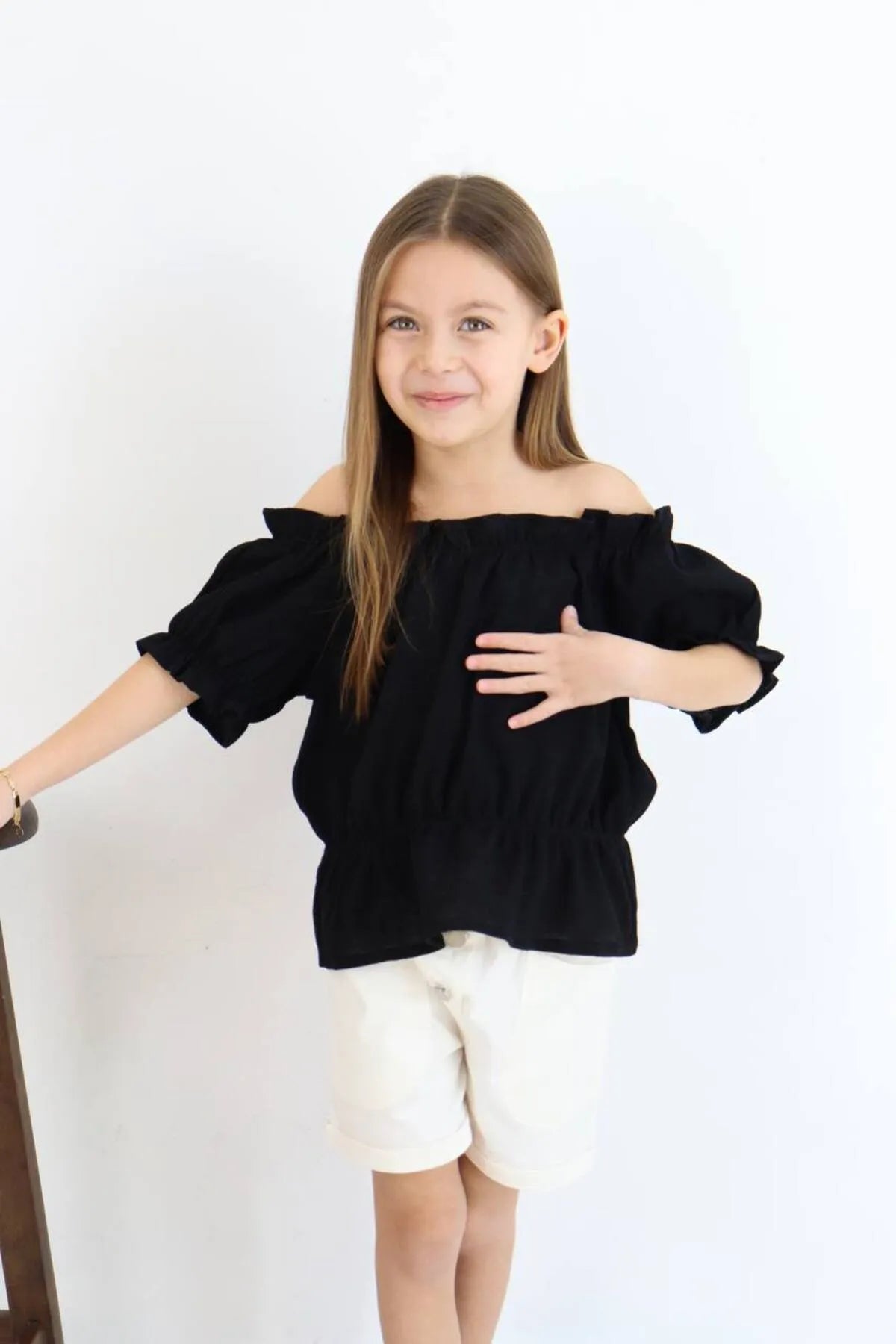 BBK - 260 Dokuma Ecru - Siyah Takim - BloomBabyKids