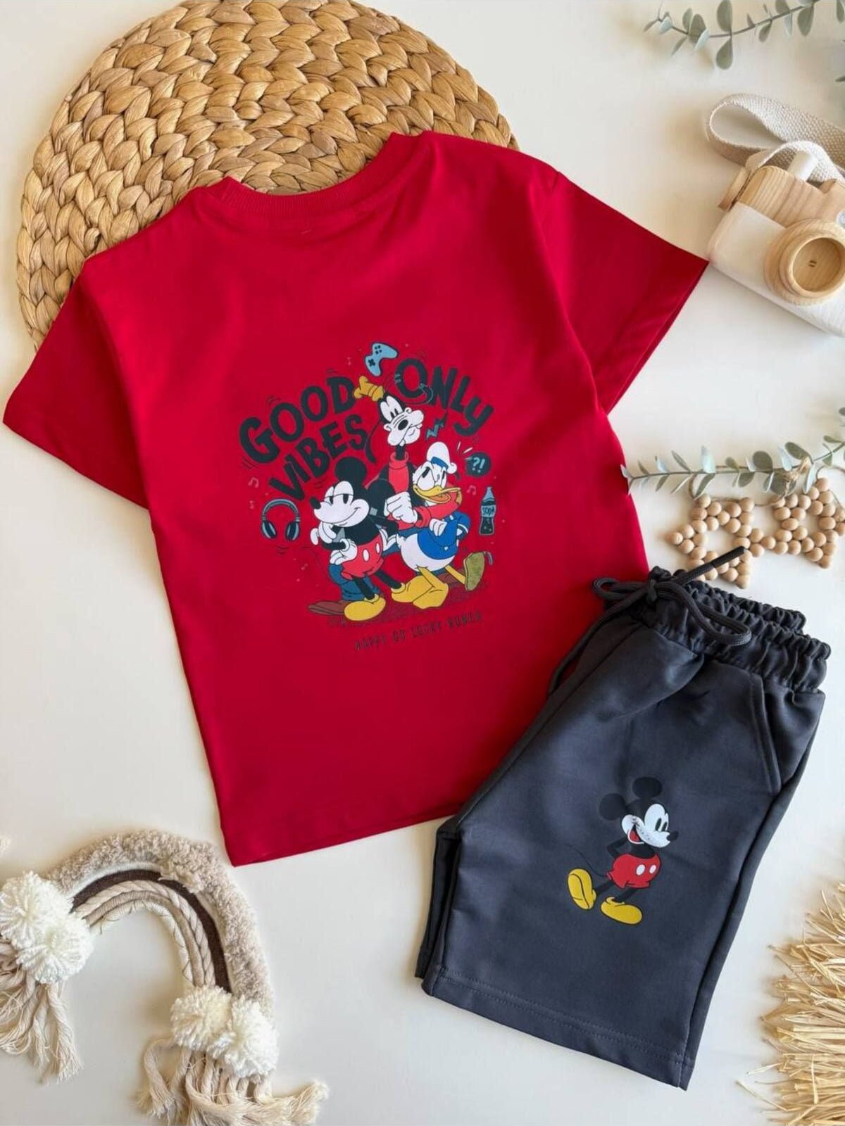 BBK - 294 Antrasit Sortlu Takim - BloomBabyKids