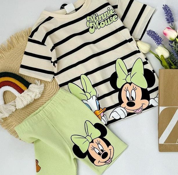 BBK - 308 Minnie Mouse Şortlu Takım - BloomBabyKids