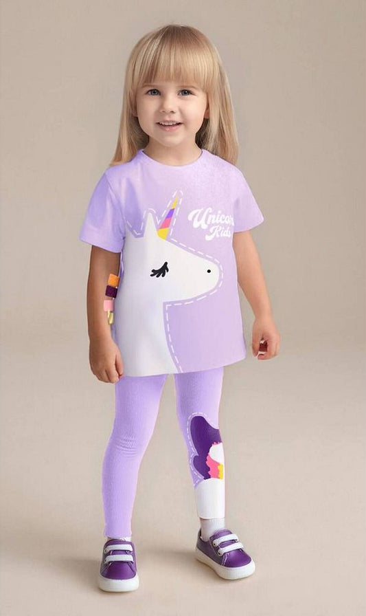 BBK-322 Mor Unicorn Taytlı Takım
