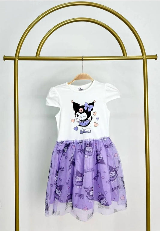 BBK - 248 Bloom Beyaz Kiz Cocuk Elbise - BloomBabyKids