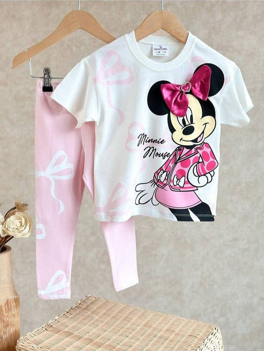BBK - 286 Pembe Taytli Kiz Cocuk Takim - BloomBabyKids
