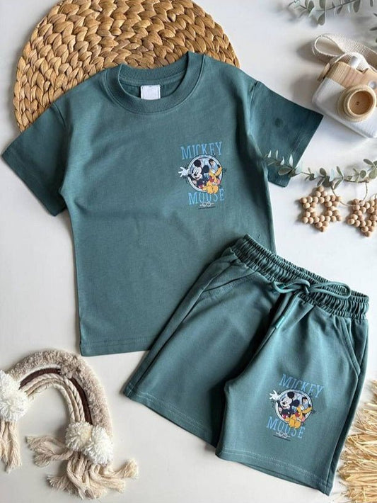 BBK - 292 Yesil Sortlu Takim - 1 - BloomBabyKids