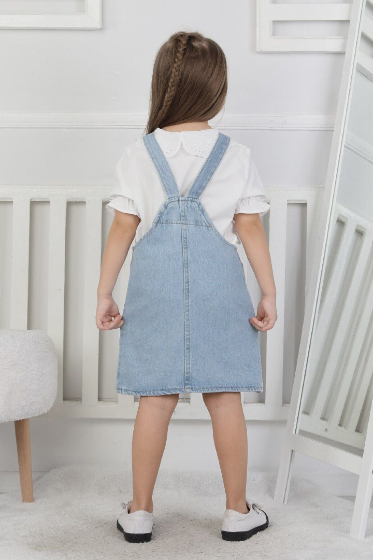 BBK - 295 Denim Jile Kirmizi Desenli - BloomBabyKids