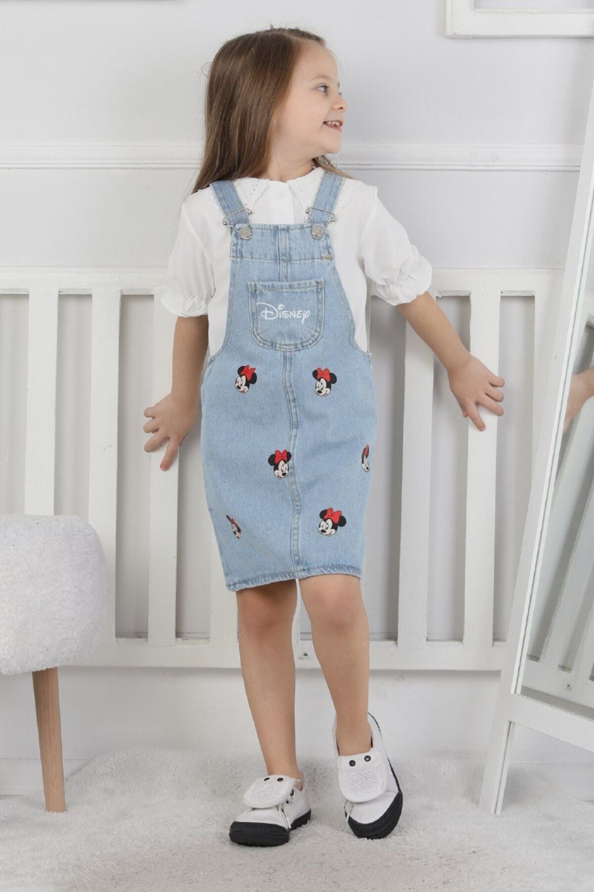 BBK - 295 Denim Jile Kirmizi Desenli - BloomBabyKids
