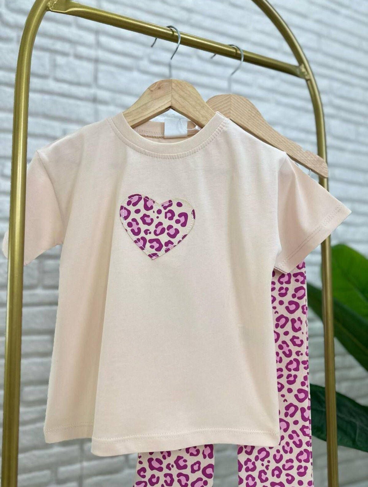BBK - 299 Pembe Leopar Taytli Takim - BloomBabyKids