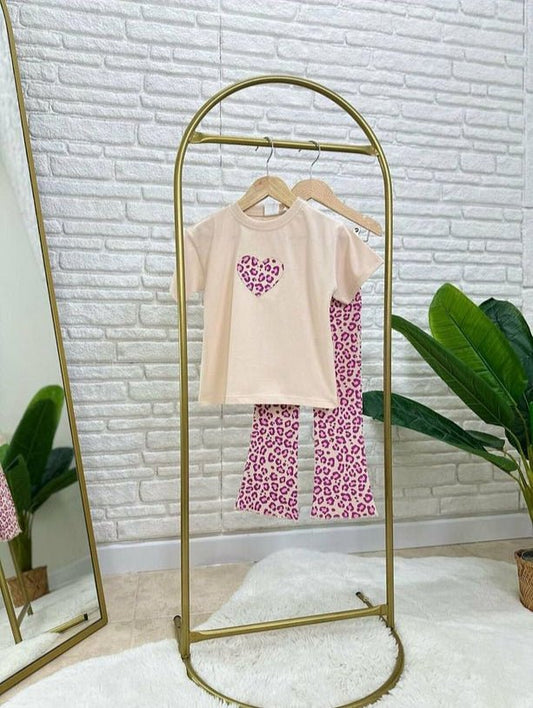 BBK - 299 Pembe Leopar Taytli Takim - BloomBabyKids