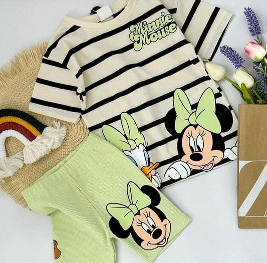 BBK - 308 Minnie Mouse Şortlu Takım - BloomBabyKids