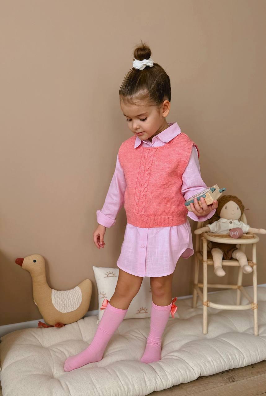 Kız Çocuk Elbise-Üçlü Set